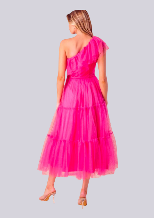 Barbie | Pink one shoulder tulle dress