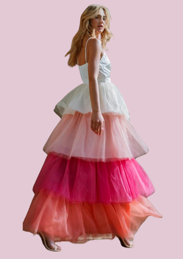 Rouse | Beautiful color tulle dress